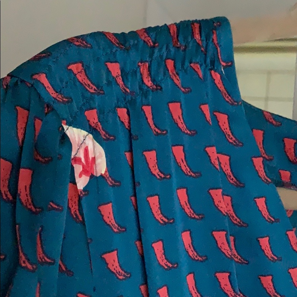 Bilingual Silk Midi dress - Picture 6 of 9